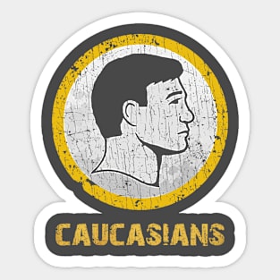 vintage caucasian Sticker